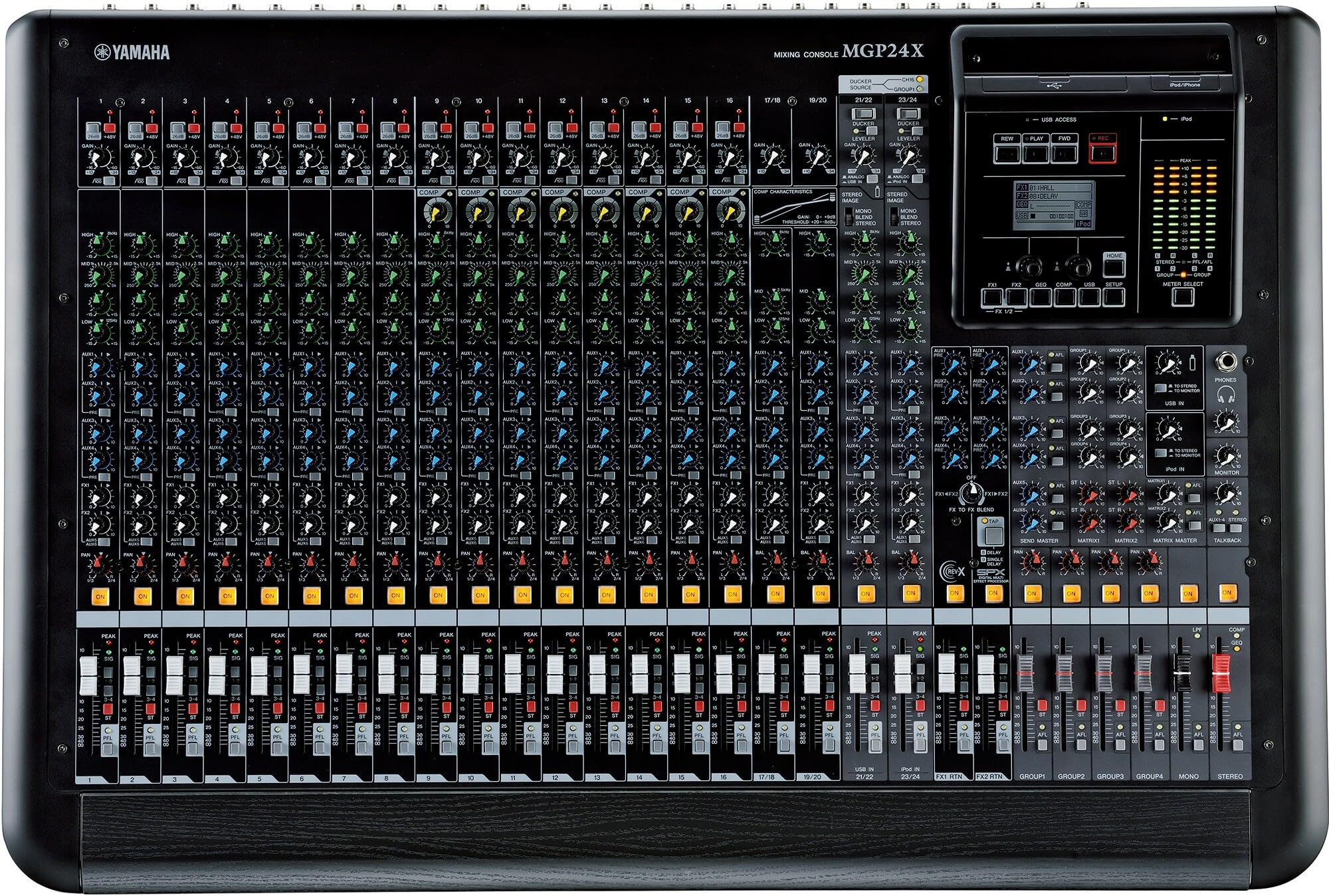 S*o様 YAMAHA MGP24X Yamaha MGP24X - Mixer Analogico de 24 Canais com Efeitos DSP